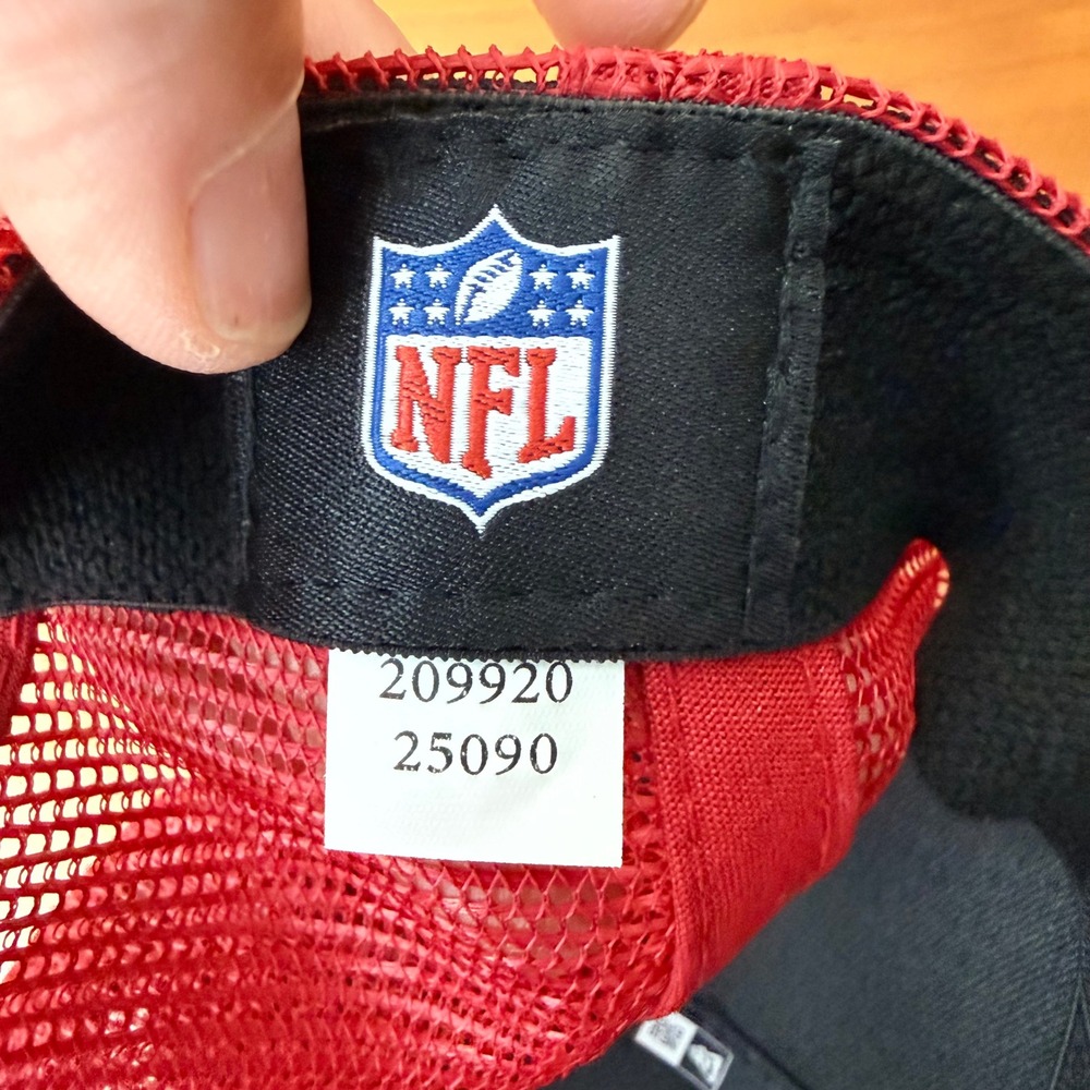 New Era 9SEVENTY Arizona Cardinals NFL Red Mesh Snapback Trucker Hat OSFM - Picture 4 of 7